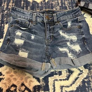 Aeropostale low rise midi shorts